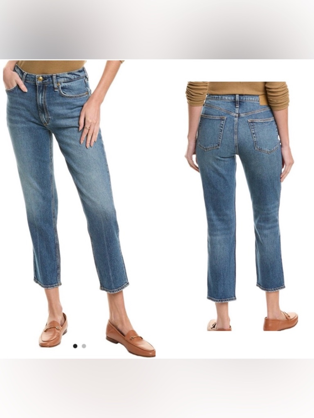 rag & bone Wren High-Rise Slim Straight Color Huntley Size 28